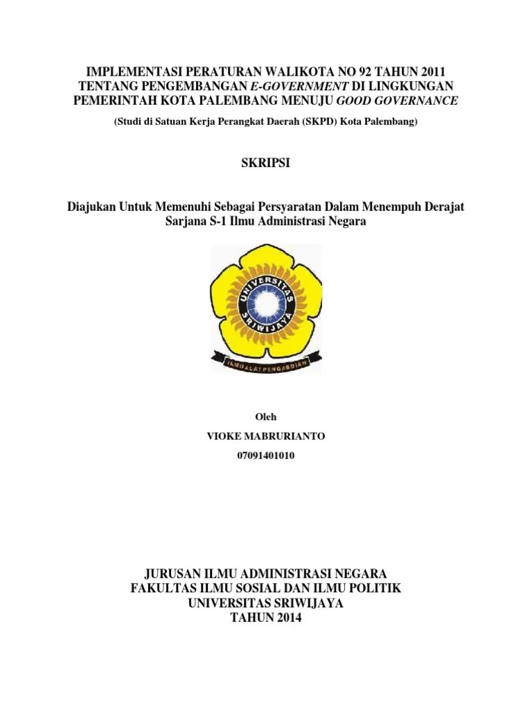 Contoh Proposal Penelitian Kualitatif Administrasi Negara – Lukisan