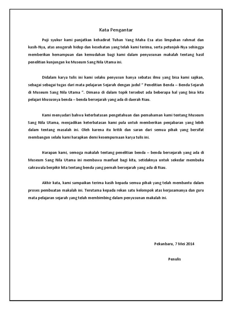 Model akselerasi pengembangan sambi sebagai desa. Cara Contoh Laporan Kunjungan Ke Museum Mudah