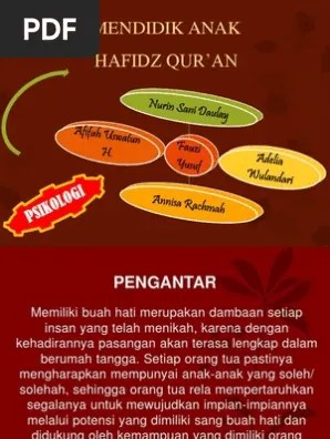 PP Mendidik Anak Hafidz | PDF