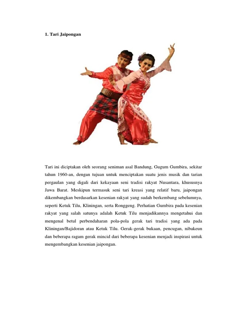 Komen mau di bikin tutorial atau materi apa lagi. Kliping Tari Jawa Barat Pdf