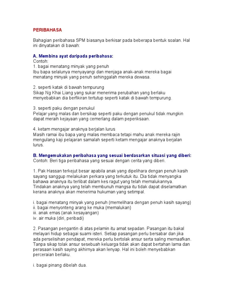 Maksud peribahasa bagai pahat dengan penukul fundacionfaroccr · kembara minda 7 menanam tebu di bibir mulut · latihan peribahasa dan perumpamaan . Peribahasa Latihan 1 Pdf