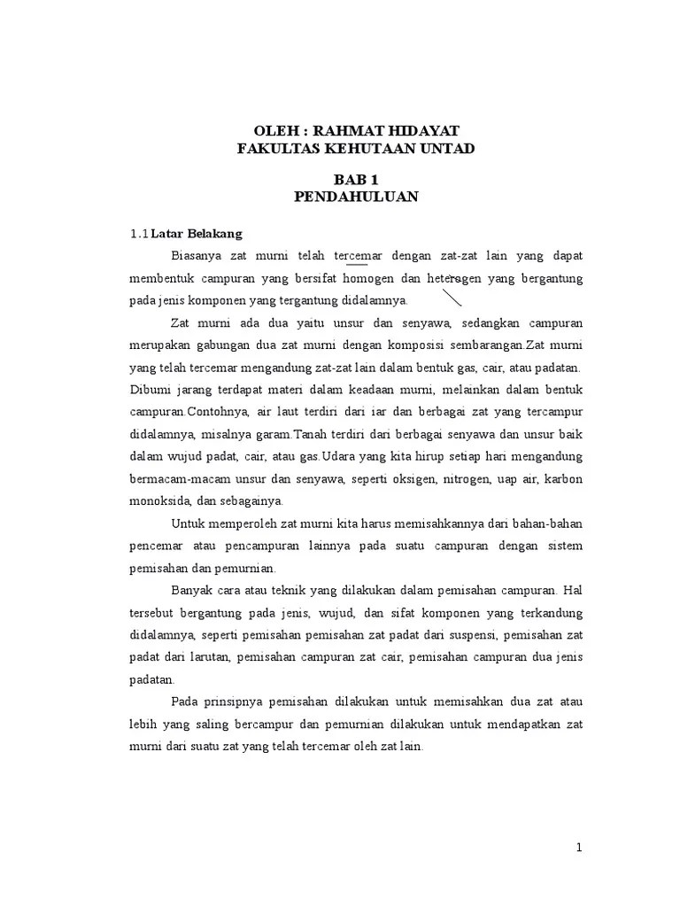 Laporan Praktikum Kimia Dasar | PDF