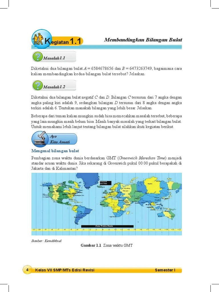 Contoh Soal Membandingkan Bilangan Bulat