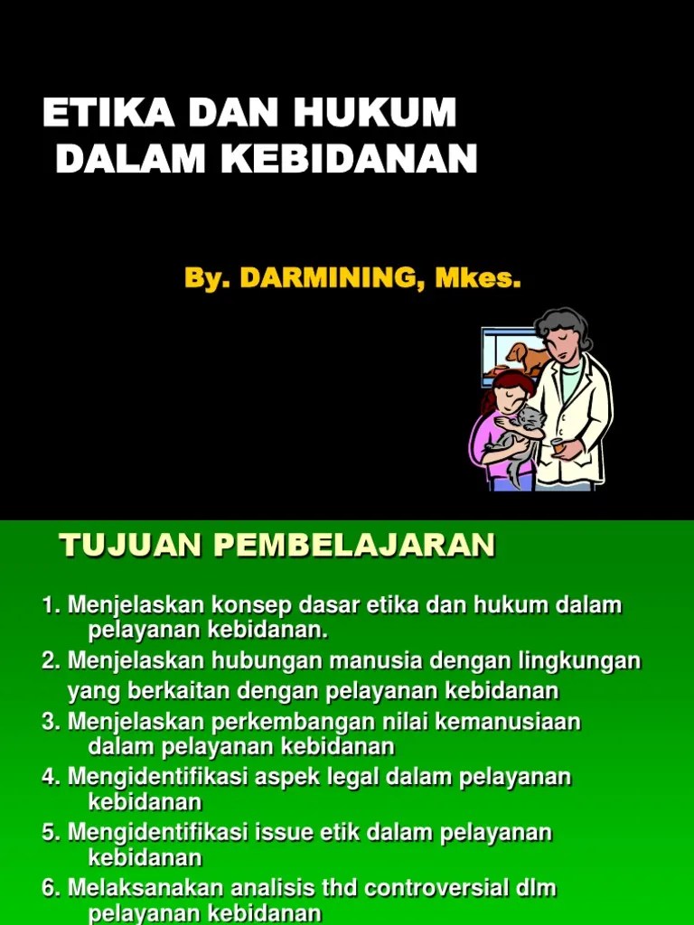 Etika Dan Hukum Dalam Kebidanan | PDF