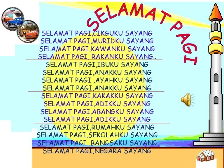 Lagu Selamat Pagi | PDF