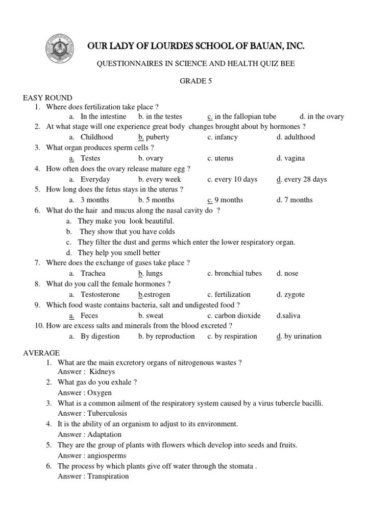In this lesson plan for fourth grade math students, students will learn how to create a factor tree with numbers between 1 and 100. Science Quiz For Grade 5 Science Quiz For Class 5 Online Downloadable Ebooks Grade 6 Trivia
