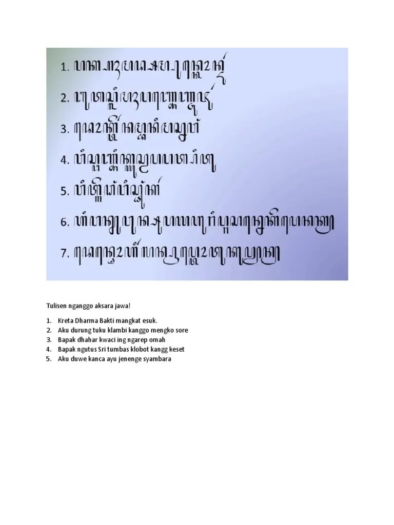 Jenis aksara ini memang sudah lama digunakan pada beragam wilayah di kalangan nusantara. Aksara Jawa Dhahar Siswapelajar Com