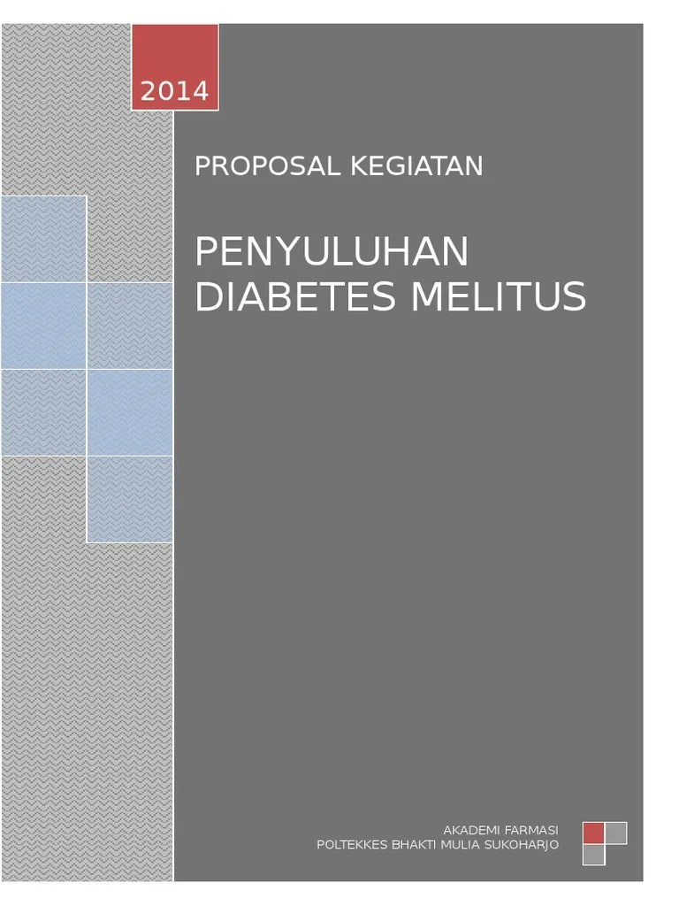 Proposal Penyuluhan DM | PDF