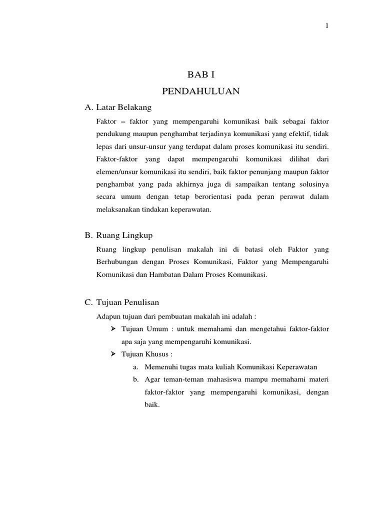 Makalah BARU Komunikasi | PDF