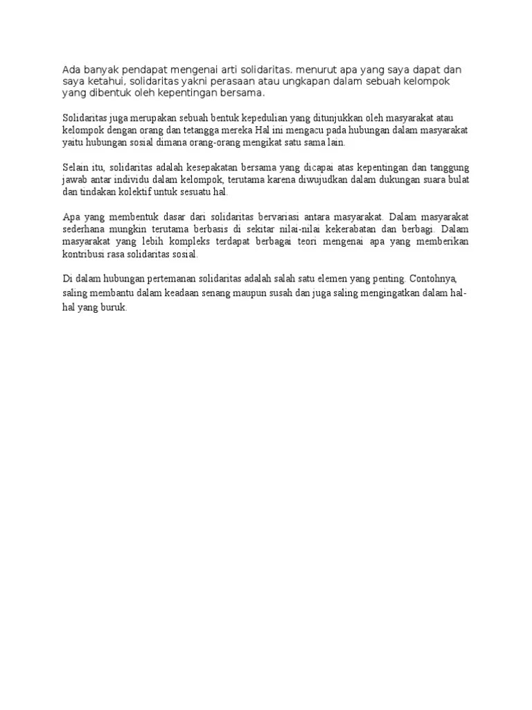 Solidaritas | PDF