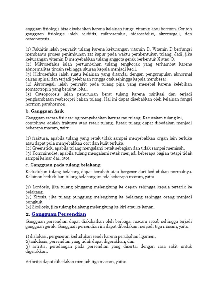 Sebagai sendi tubuh yang paling banyak bergerak, bahu rentan mengalami dislokasi. Gangguan Fisiologis Bisa Disebabkan Karena Kelainan Fungsi Vitamin Atau Hormon Pdf