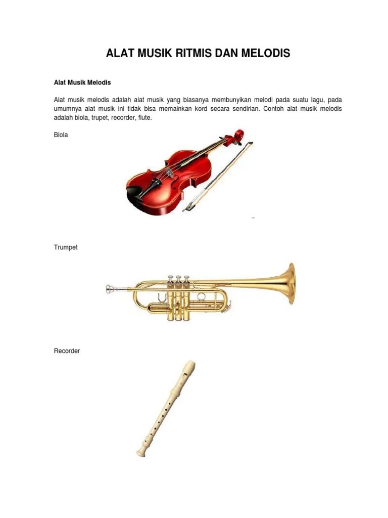Alat Musik Melodis