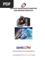 Installasi software, backup, tweaking dan pencegahan virus. Proposal Pengajuan Maintenance Komputer Di Pt Agricon Pdf