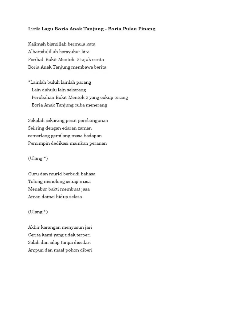 ▷ Lirik Mentok Mentok