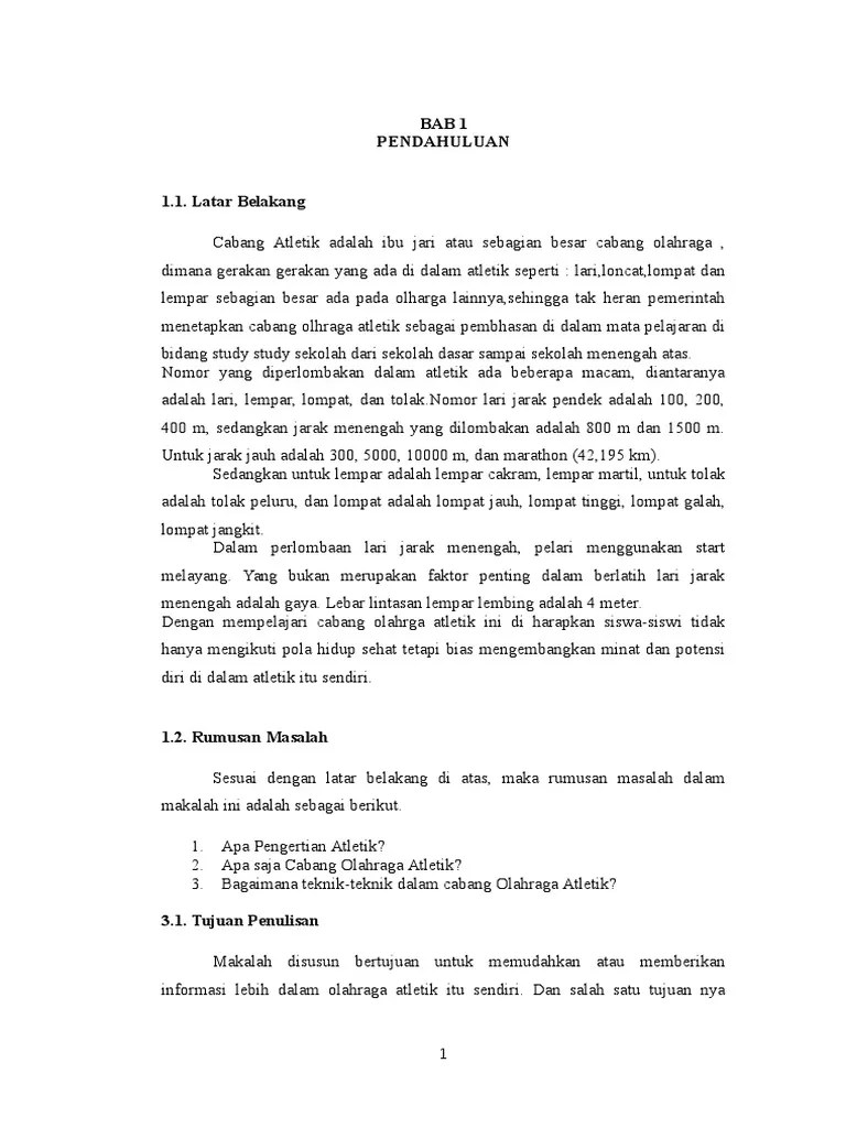 Contoh Kesimpulan Makalah Atletik - Funny Videos Cats Dogs on Youtube