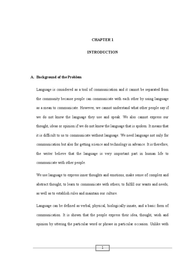 Bab iii pedoman penulisan proposal dan skripsi pendekatan kuantitatif. Contoh Proposal Dalam Bahasa Inggris Gambaran