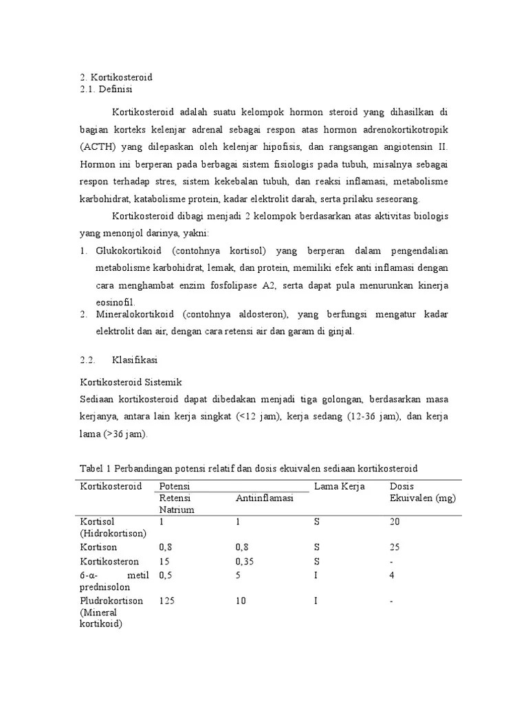 Kortikosteroid | PDF