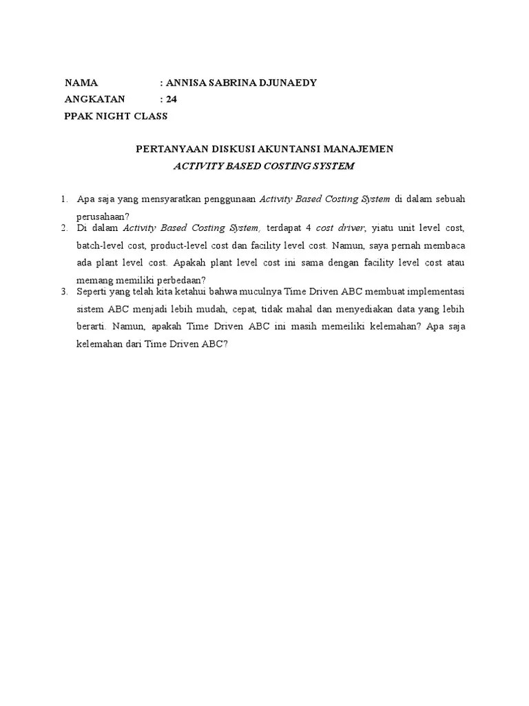 Soal Dan Jawaban Pengendalian Mutu