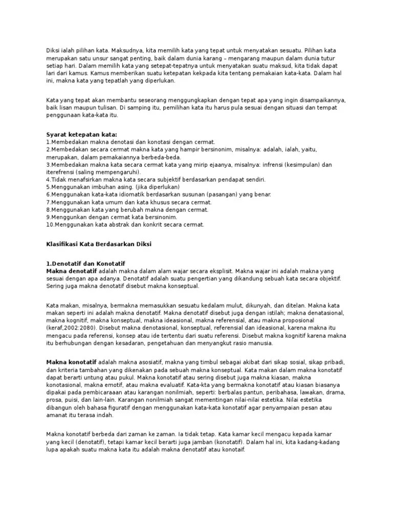 Pilihan Kata Disebut Juga Dengan Istilah - Coba Sebutkan