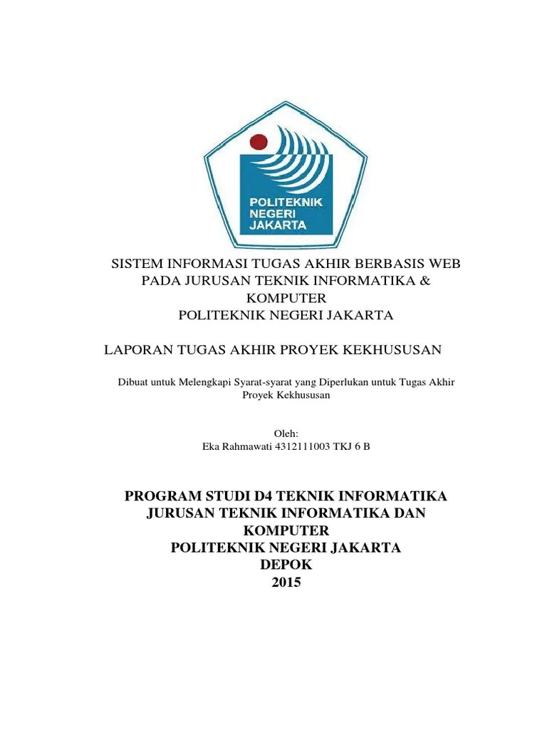 Teknik komputer & jaringan (tkj) merupakan salah satu program keahlian smk yang bergerak di bidang informasi dan teknologi. Contoh Laporan Tugas Akhir Smk Jurusan Tkj Nusagates