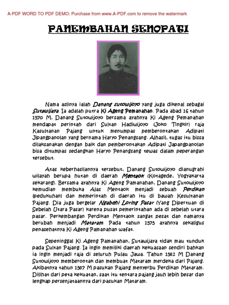 Panembahan Senopati | PDF