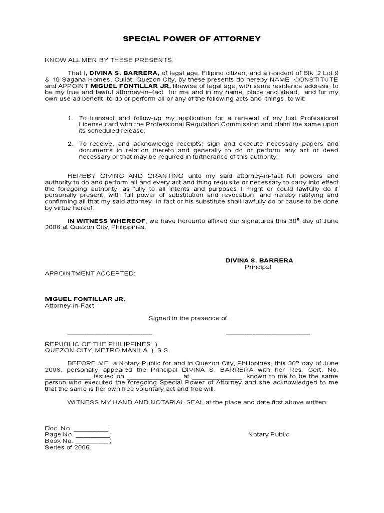 I needed to submit authenticated documents to claim for foreign insurance. SPA PRC.doc | Power Of Attorney | Notary Public