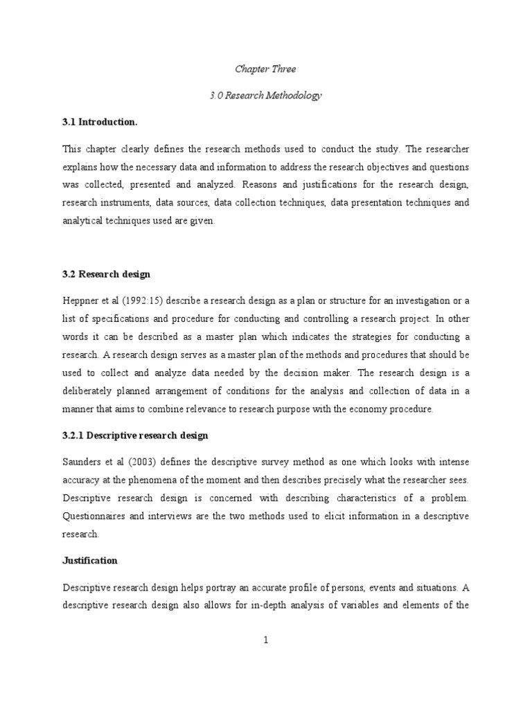 To create a given section, you must follow the structure. Chapter Three 3.0 Research Methodology 3.1 Introduction. | Sampling (Statistics) | Questionnaire