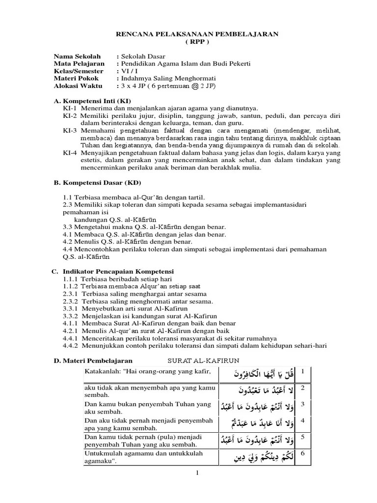 Play this game to review religious studies. Rpp Kelas 6 Bab 1 Edit Pdf