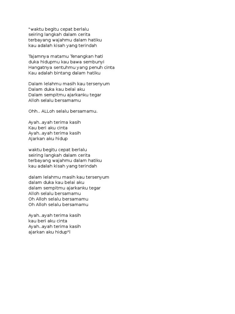 Lirik Lagu Ayah | PDF