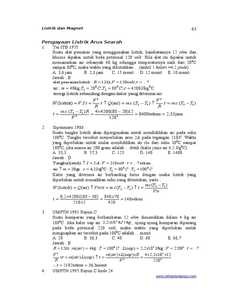 Pengayaan Listrik DC | PDF