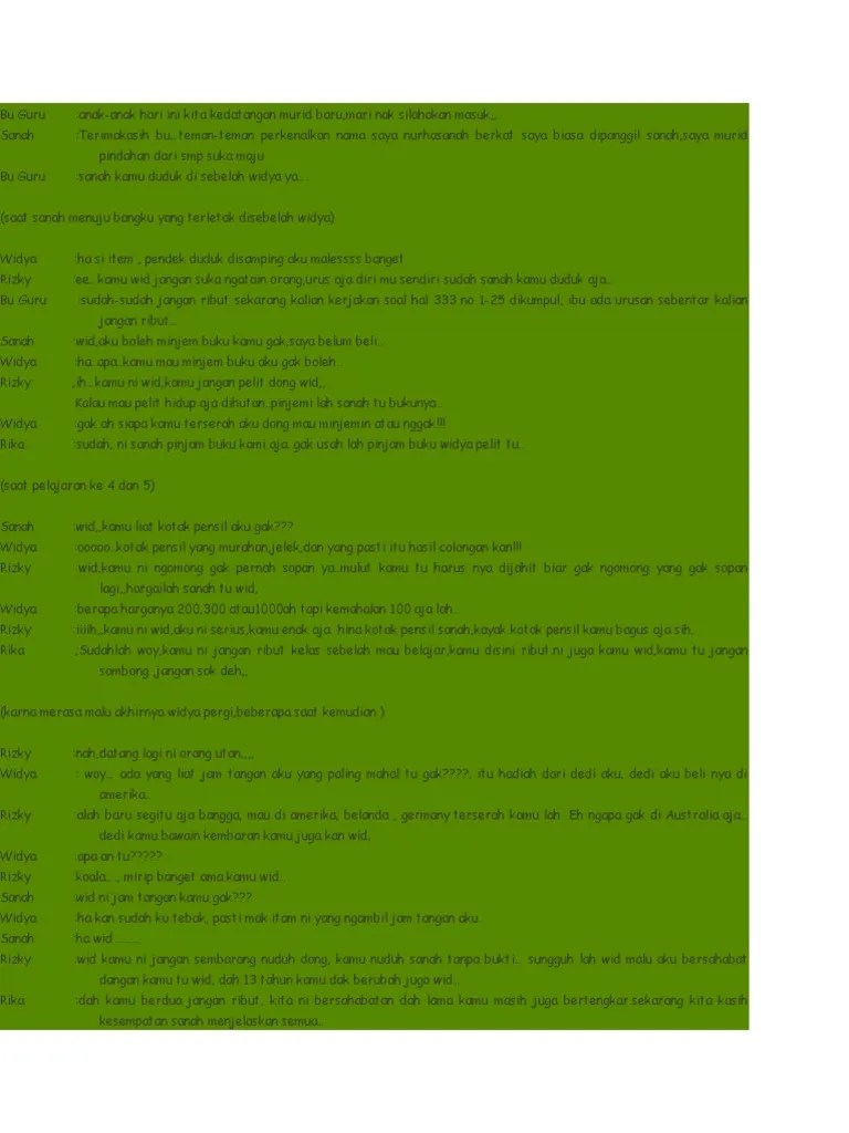 Penelitian yang dilakukan untuk mengembangkan bahan ajar teks drama. Drama Bahasa Jawa Pdf