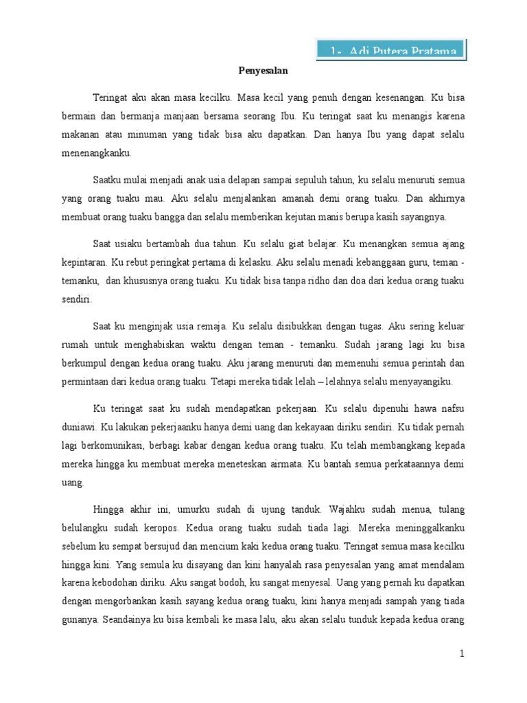 Dengan memilih musik sebagai jalan hidup, iwan fals telah menemukan passion dalam dirinya. Cerpen Mia Pdf