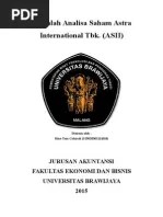 $nalisis fundamental adalah metode analisis yang didasarkan pada fundamental ekonomi suatu perusahaan. Makalah Analisis Saham Kelompok 8 Pdf