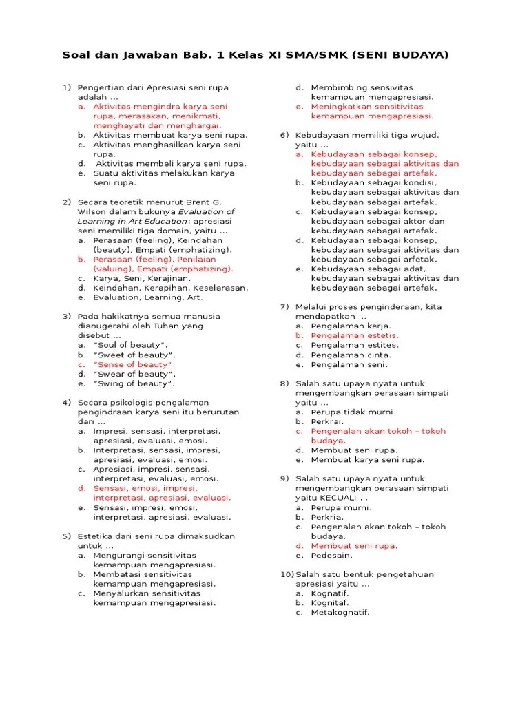 Di samping ilmu alam dan ilmu sosial pengetahuan mencakup humaniora dan matematika. Contoh Soal Tentang Keanekaragaman Budaya Beserta Jawabannya Mosaicone