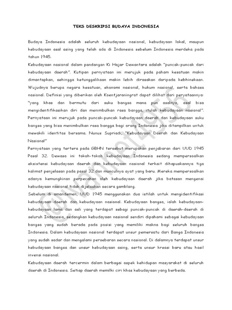 Contoh teks deskripsi beserta strukturnya. Struktur Teks Deskripsi Menurut Para Ahli