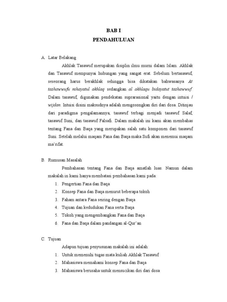 Fana &amp; Baqa' | PDF