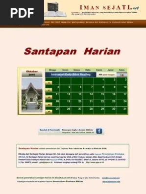 Santapan Harian Kristen | PDF