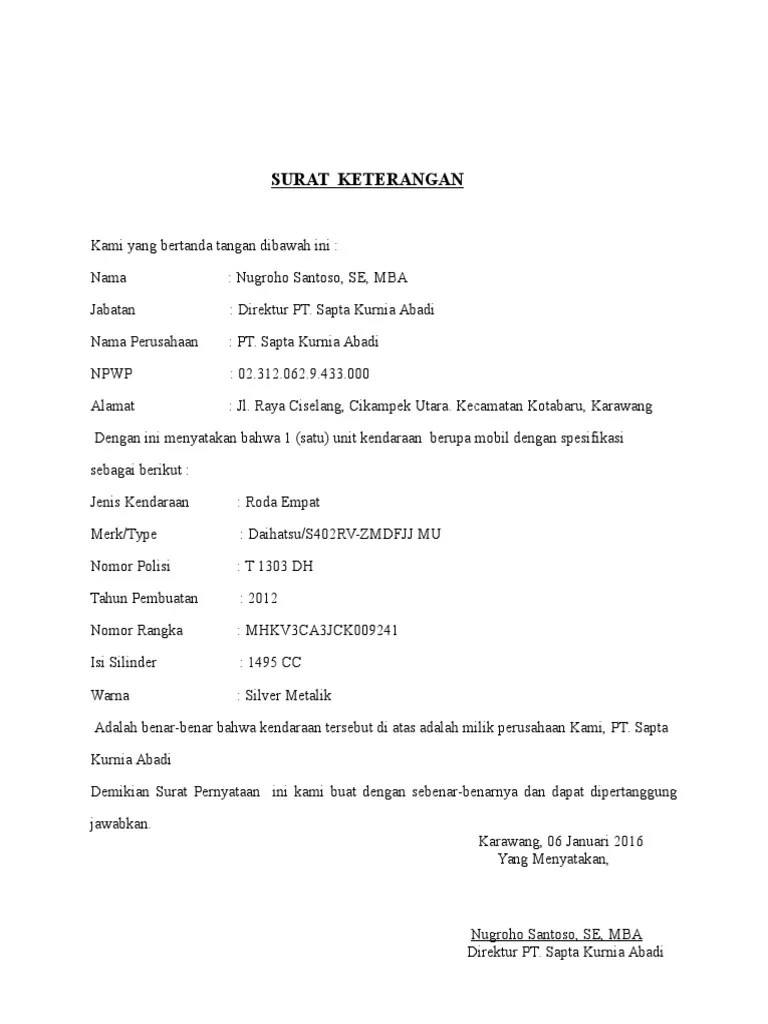 Peraturan keselamatan penerbangan sipil bagian 172 tentang penyelenggara pelayanan lalu lintas penerbangan. Surat Keterangan Kepemilikan Kendaraan