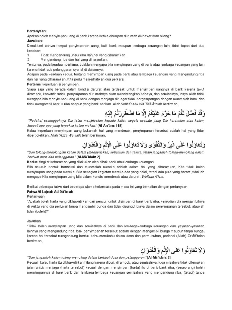 Pertanyaan Tentang Uang Dan Lembaga Keuangan – Mudah