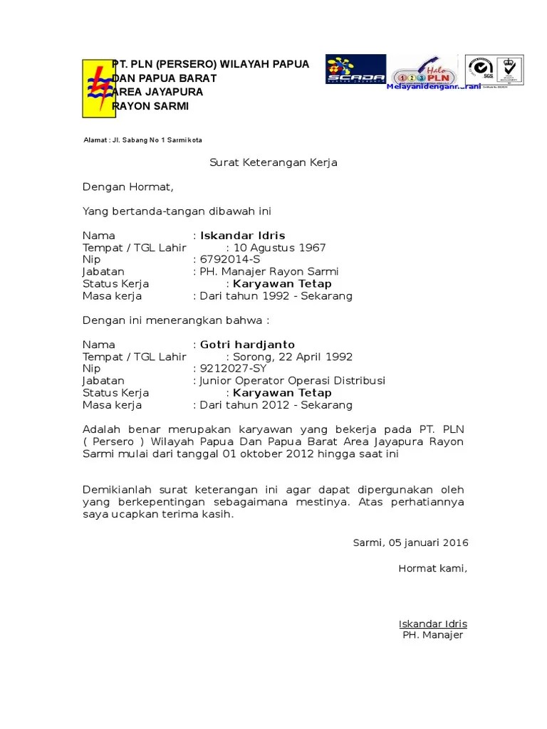 Seorang karyawan tentu membutuhkan contoh surat keterangan penghasilan atau gaji karyawan ini. Surat Keterangan Kerja