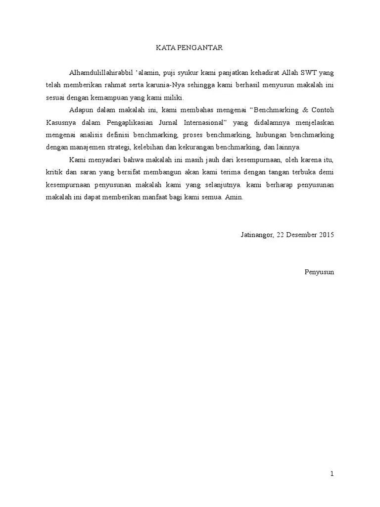 Benchmarking was carried out with a recognized accreditation body in australia. Tugas Uas Elfadhanadya 150610120043 Benchmarking Pdf