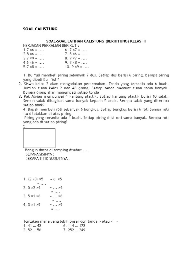 Please download the pdf to view it: Soal Lomba Calistung Pdf