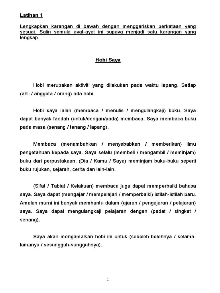 Contoh soalan peperiksaan pertenghan tahun sejarah tahun 6 sa_rogelio578 june 10 2022 kertas. Koleksi Karangan Tahun 4 Pdf