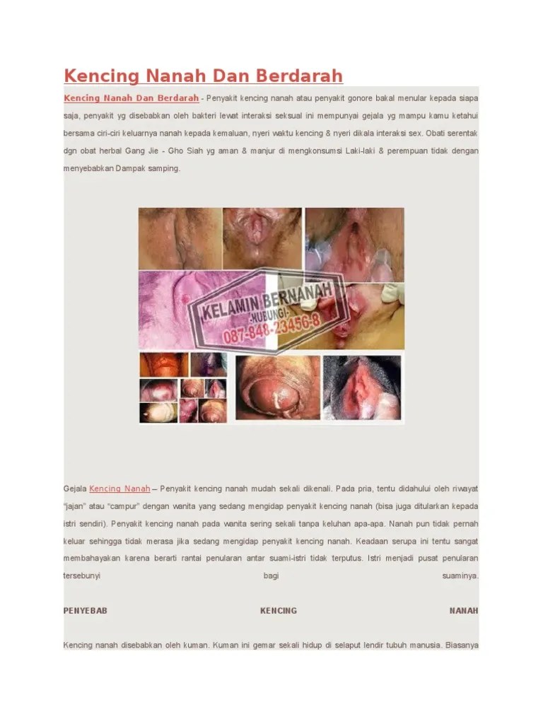 Kencing Nanah Dan Berdarah | PDF