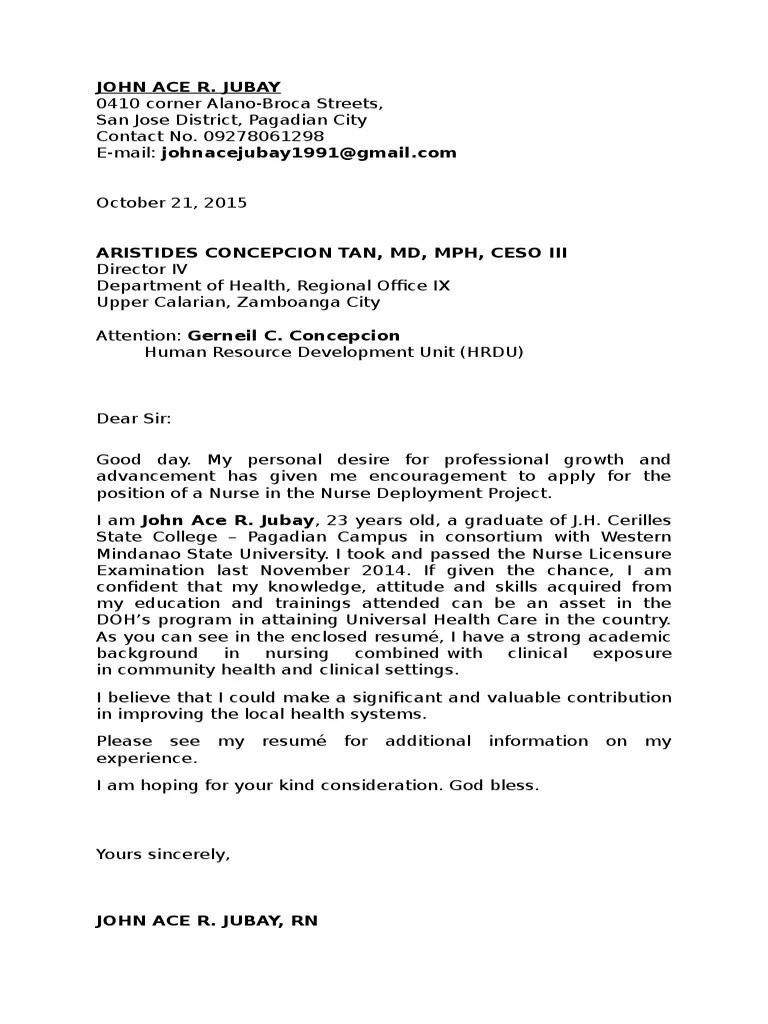 Maybe you would like to learn more about one of these? Application Letter NDP