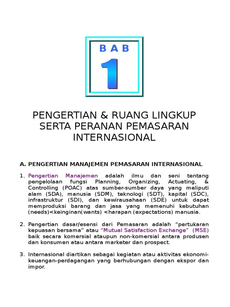 Pengertian &amp; Ruang Lingkup Mpi