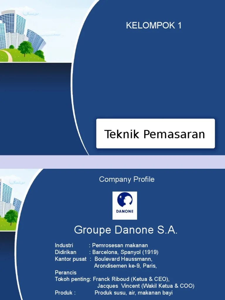 Pemaparan fakta dan data yang kredibel untuk mendukung masalah penelitian. Makalah pemasaran AQUA