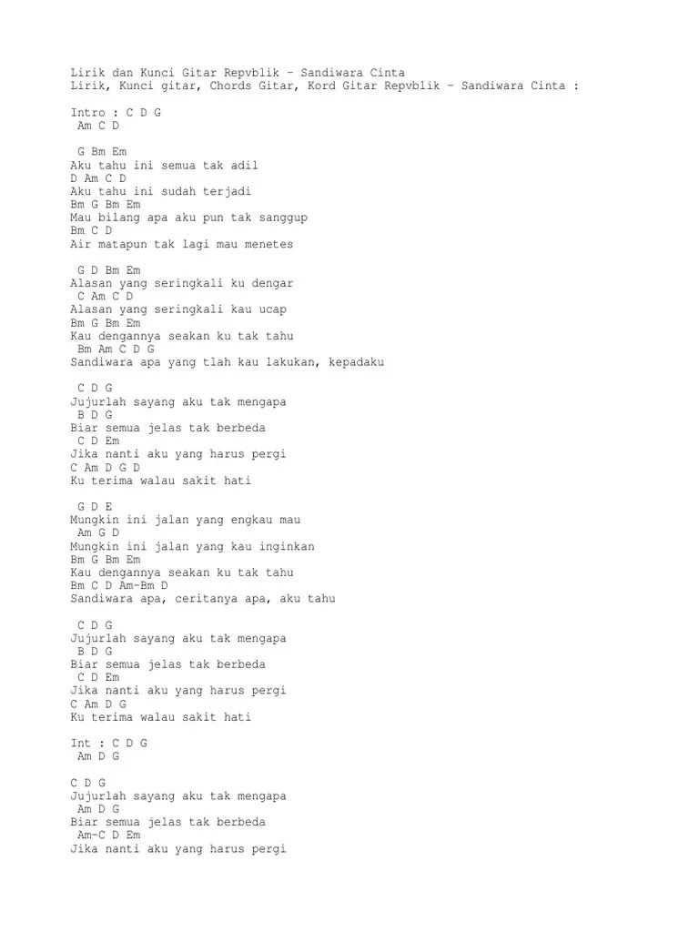 Sandiwara Cinta | PDF