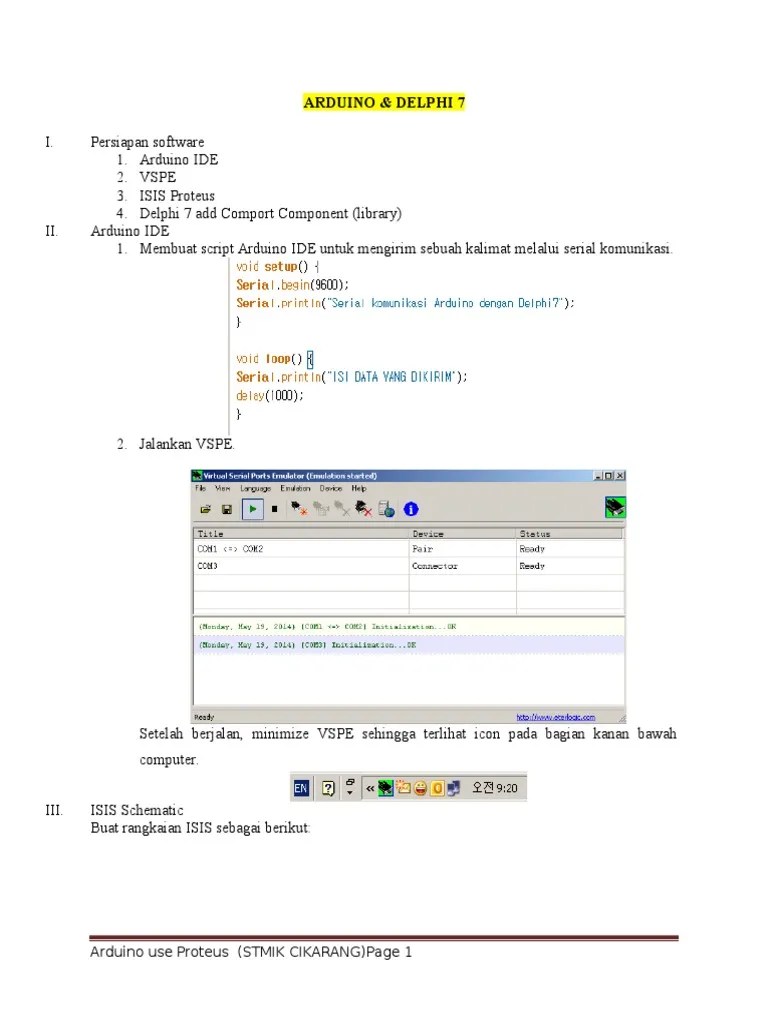 Arduino Dan Delphi 7