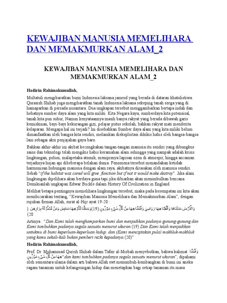 &quot;untuk itu, kami mengajak kita semua, mari kita bergandeng tangan mengawasi dan mencegah setiap indikasi jaringan narkoba di daerah ini. Kewajiban Manusia Memelihara Dan Memakmurkan Alam Syarhil Pdf